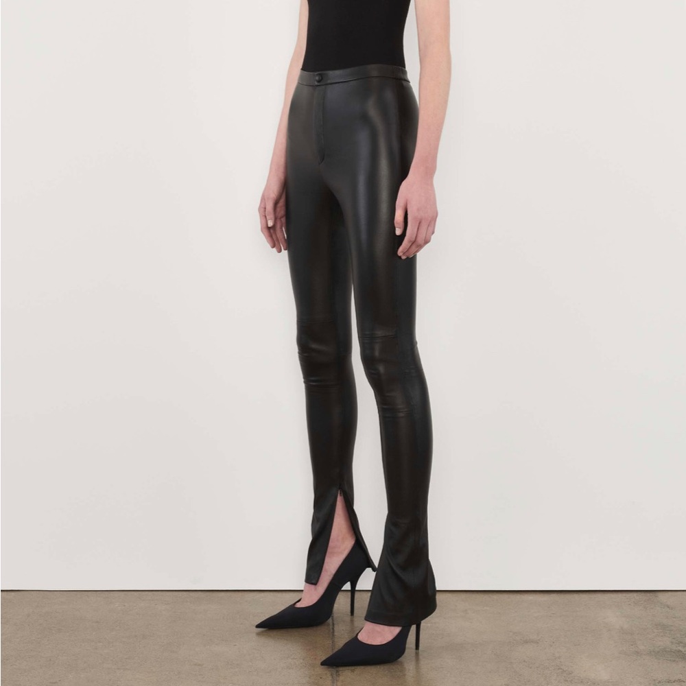 NWT Wardrobe NYC leather legging size S